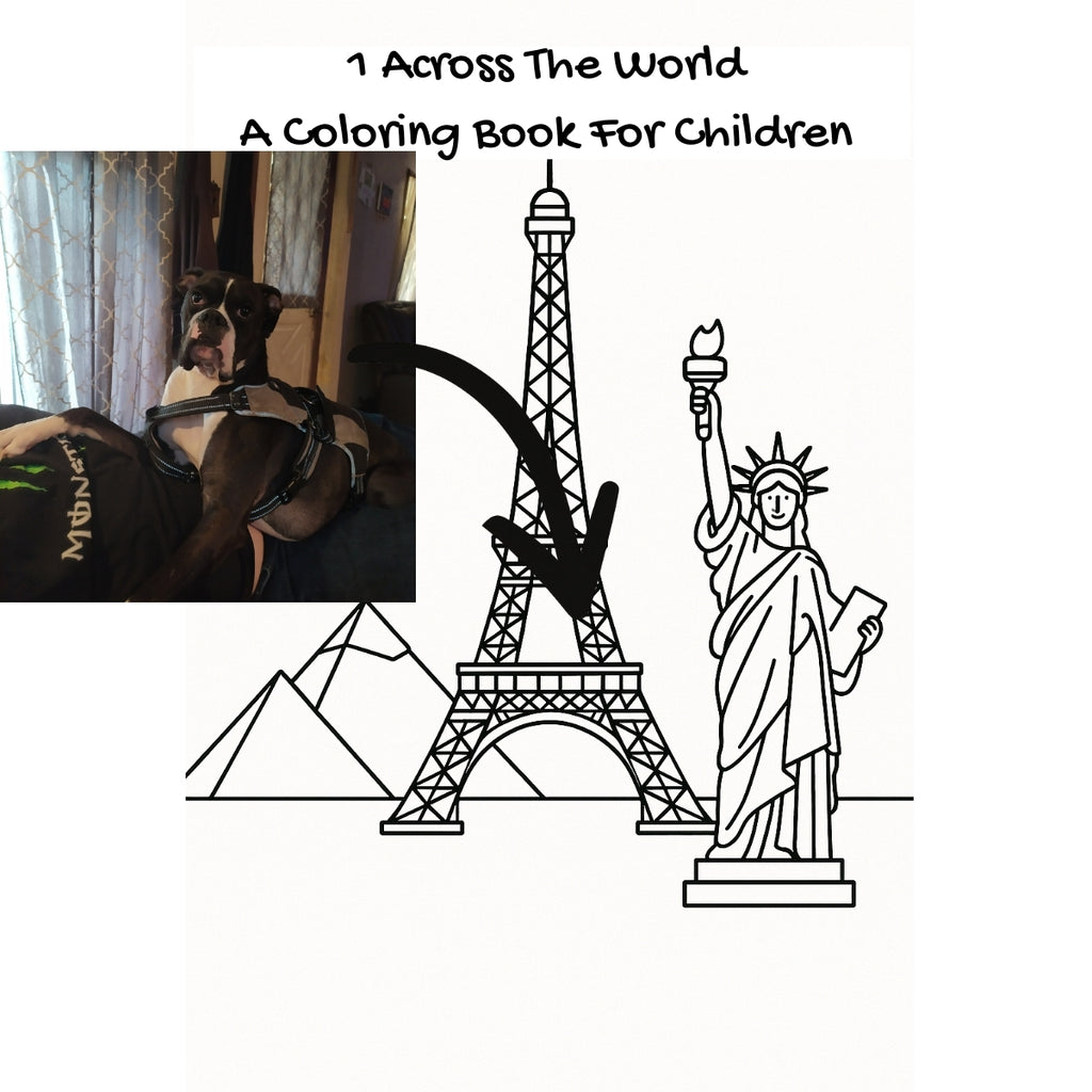 1 Across The World: A Coloring Book For Children