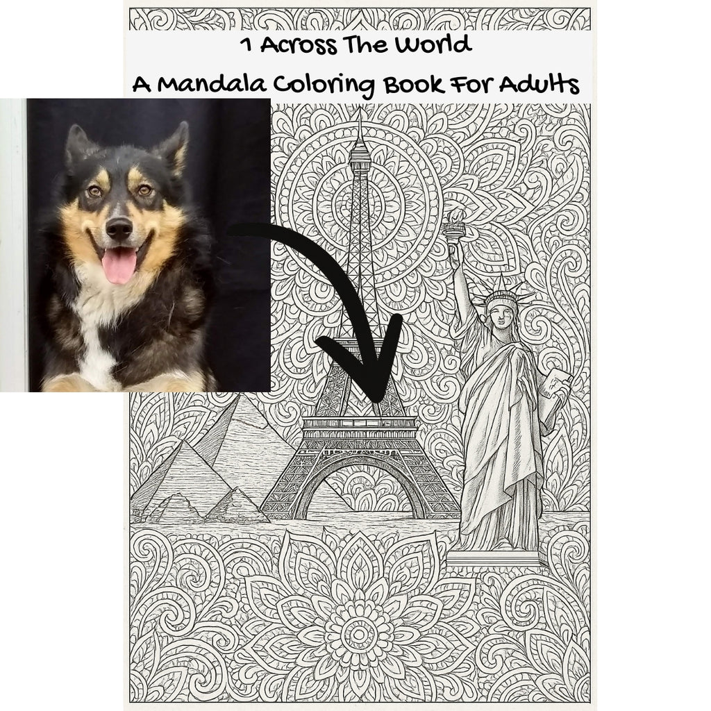 1 Across The World: A Mandala Coloring Book For Adults