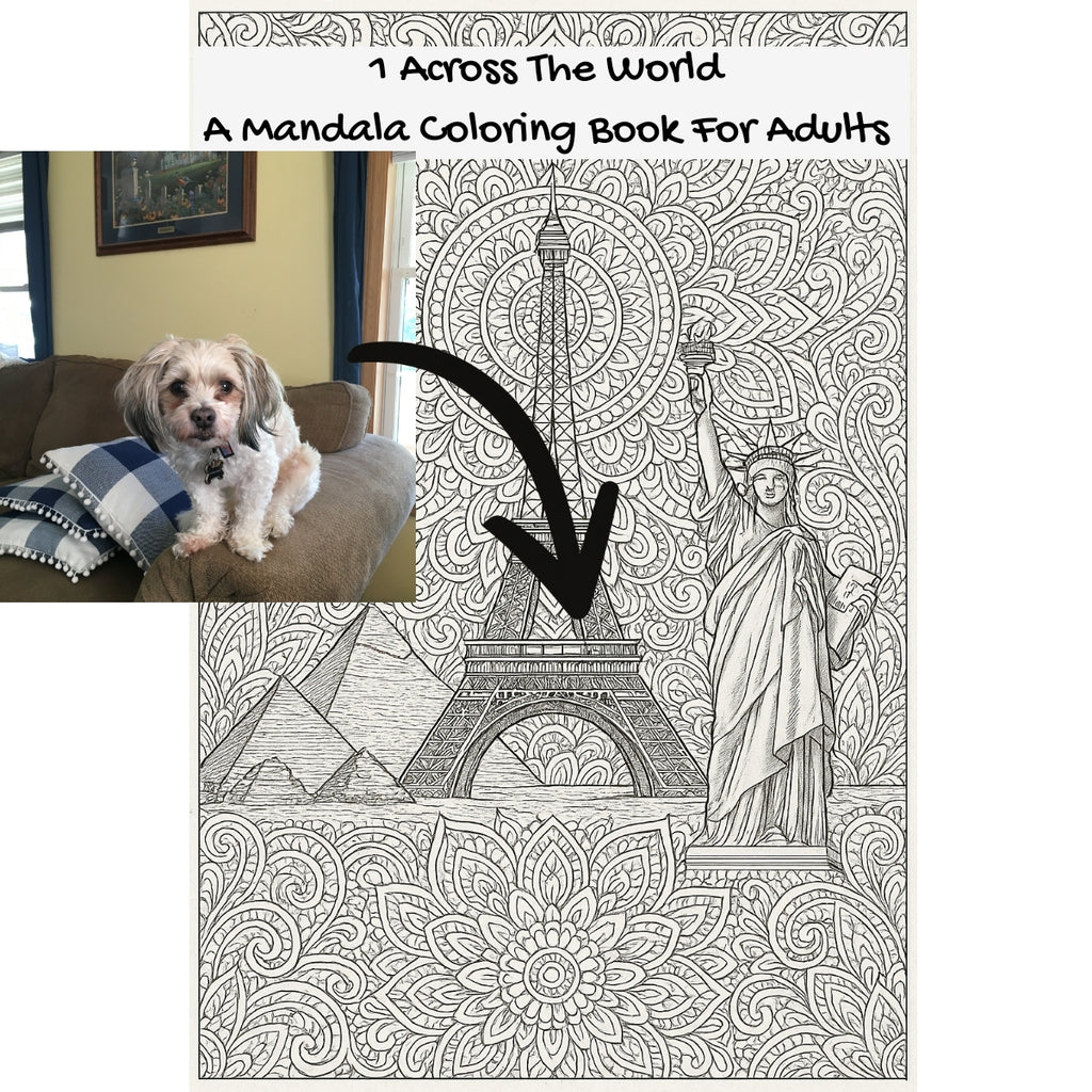 1 Across The World: A Mandala Coloring Book For Adults