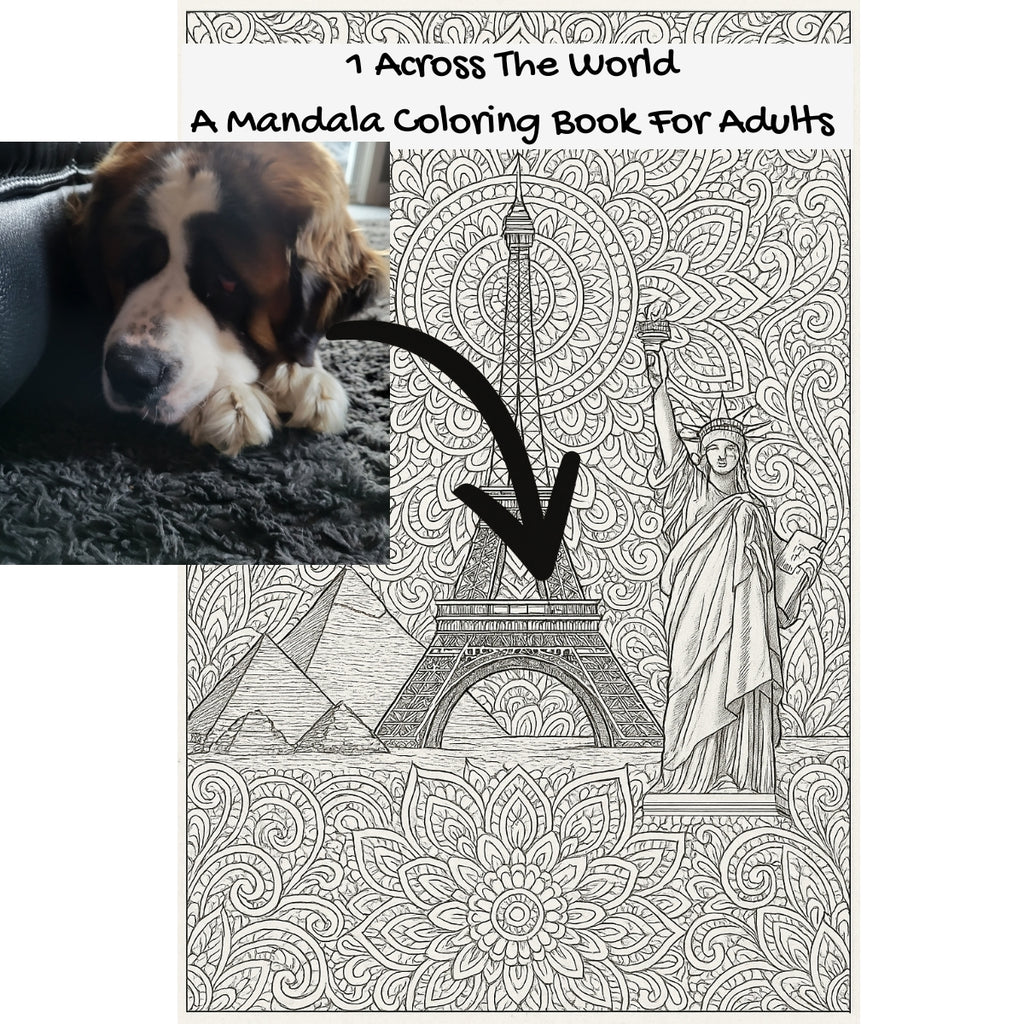 1 Across The World: A Mandala Coloring Book For Adults