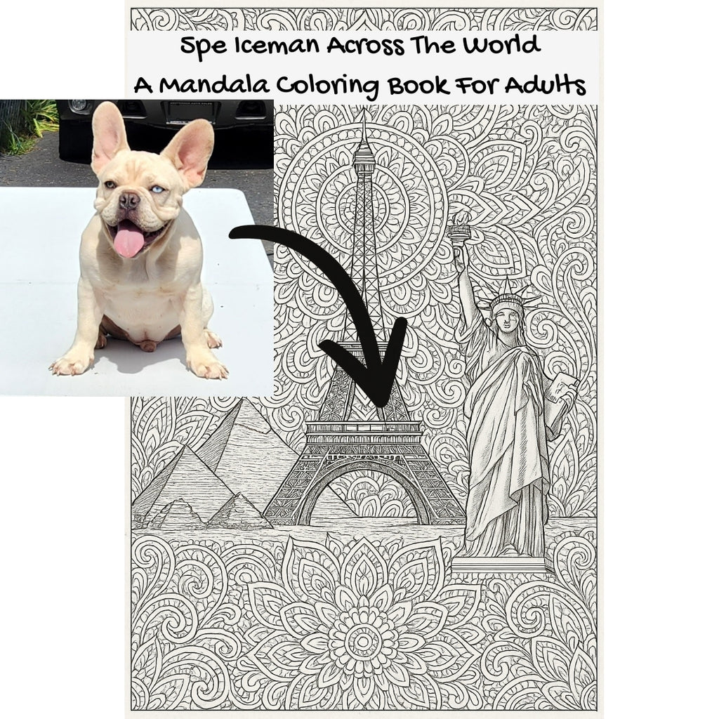 5pe  Iceman Across The World: A Mandala Coloring Book For Adults