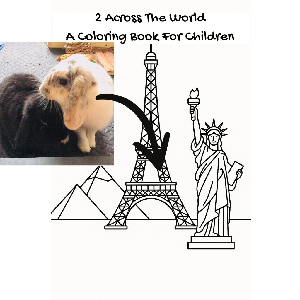 2 Across The World: A Coloring Book For Children