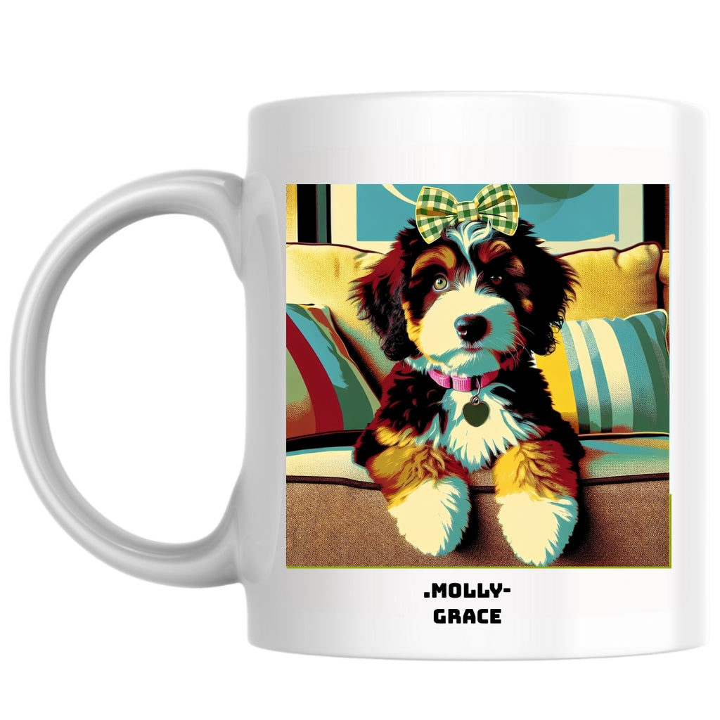 .Molly-Grace the Magnificent: Pop Art Coffee Mug