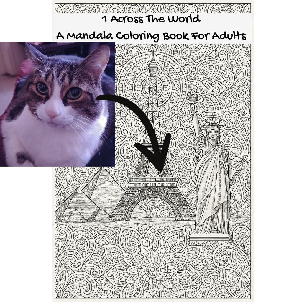 1 Across The World: A Mandala Coloring Book For Adults