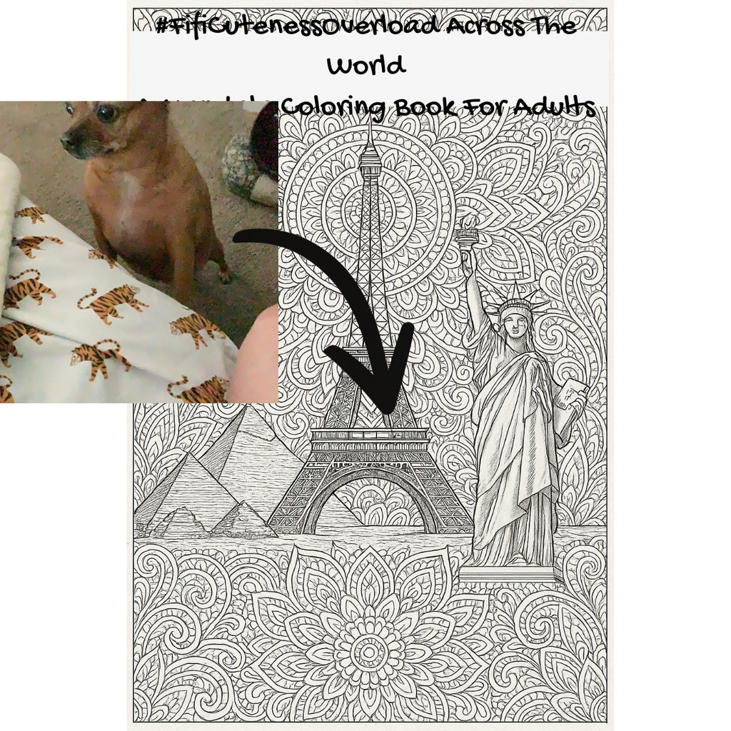 #FifiCutenessOverload Across The World: A Mandala Coloring Book For Adults