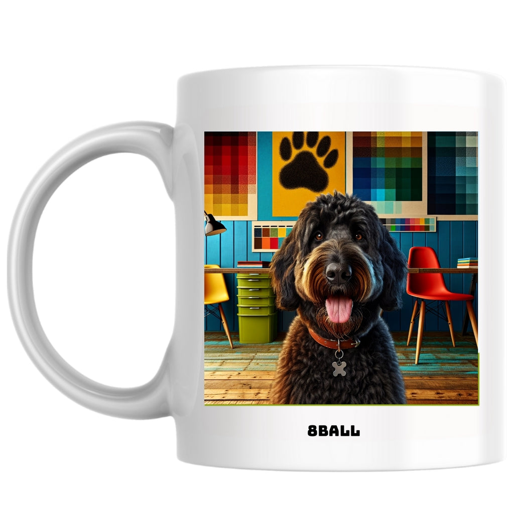 8ball the Magnificent: Pop Art Coffee Mug