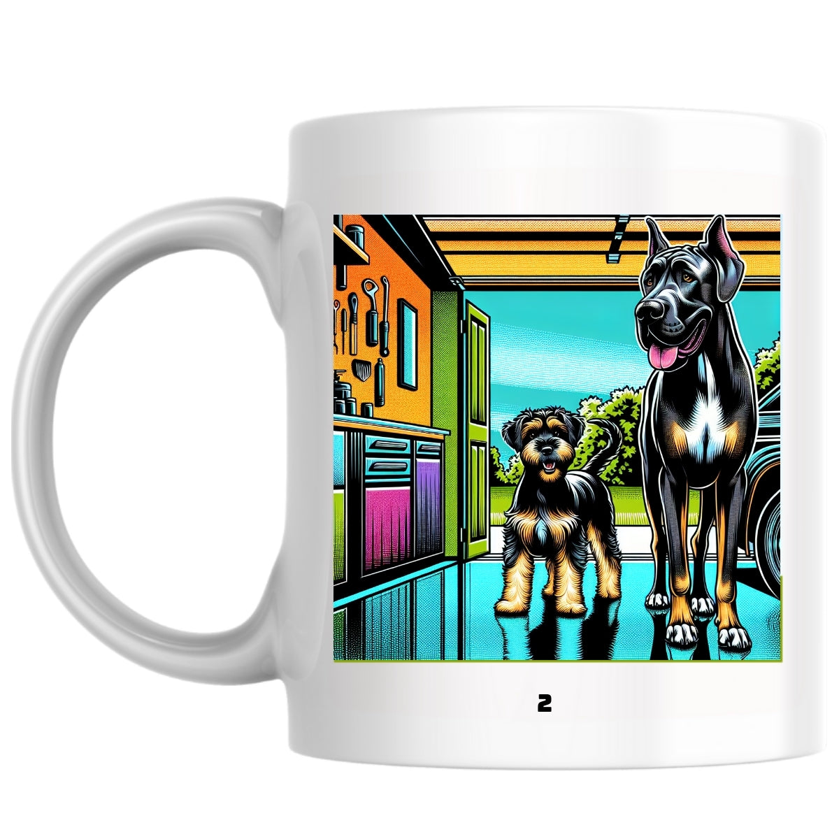 2 the Magnificent: Pop Art Coffee Mug