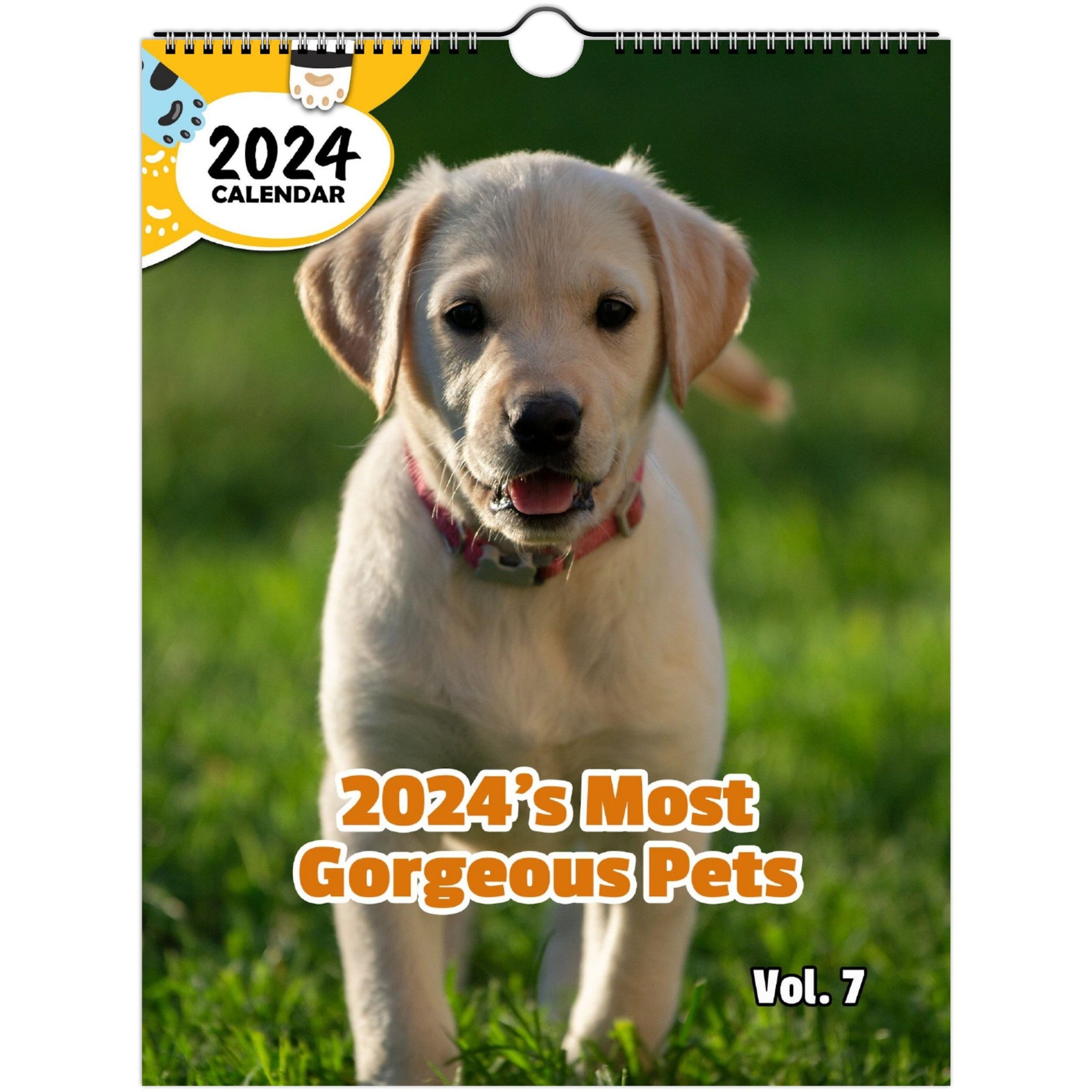 2024's Most Gorgeous Pets Volume Seven: 2024 Wall Calendar (Published)