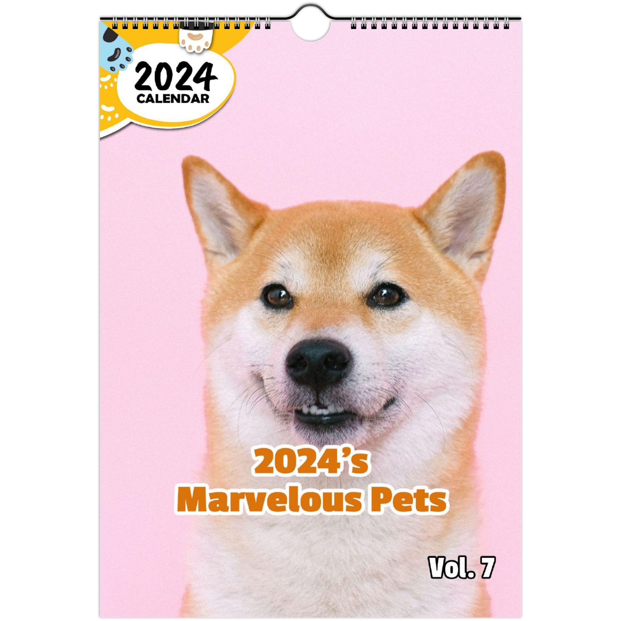 2024's Marvelous Pets Volume Seven: 2024 Wall Calendar (Published)