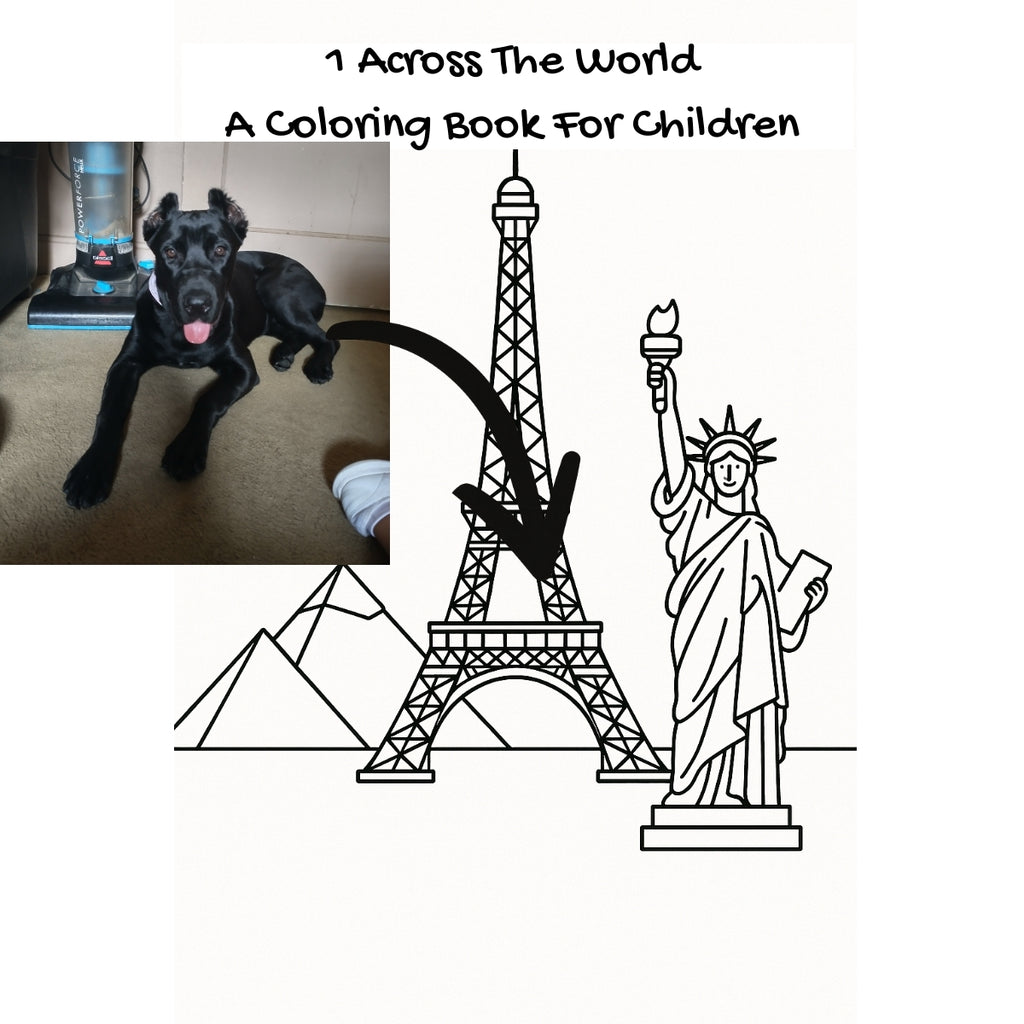 1 Across The World: A Coloring Book For Children