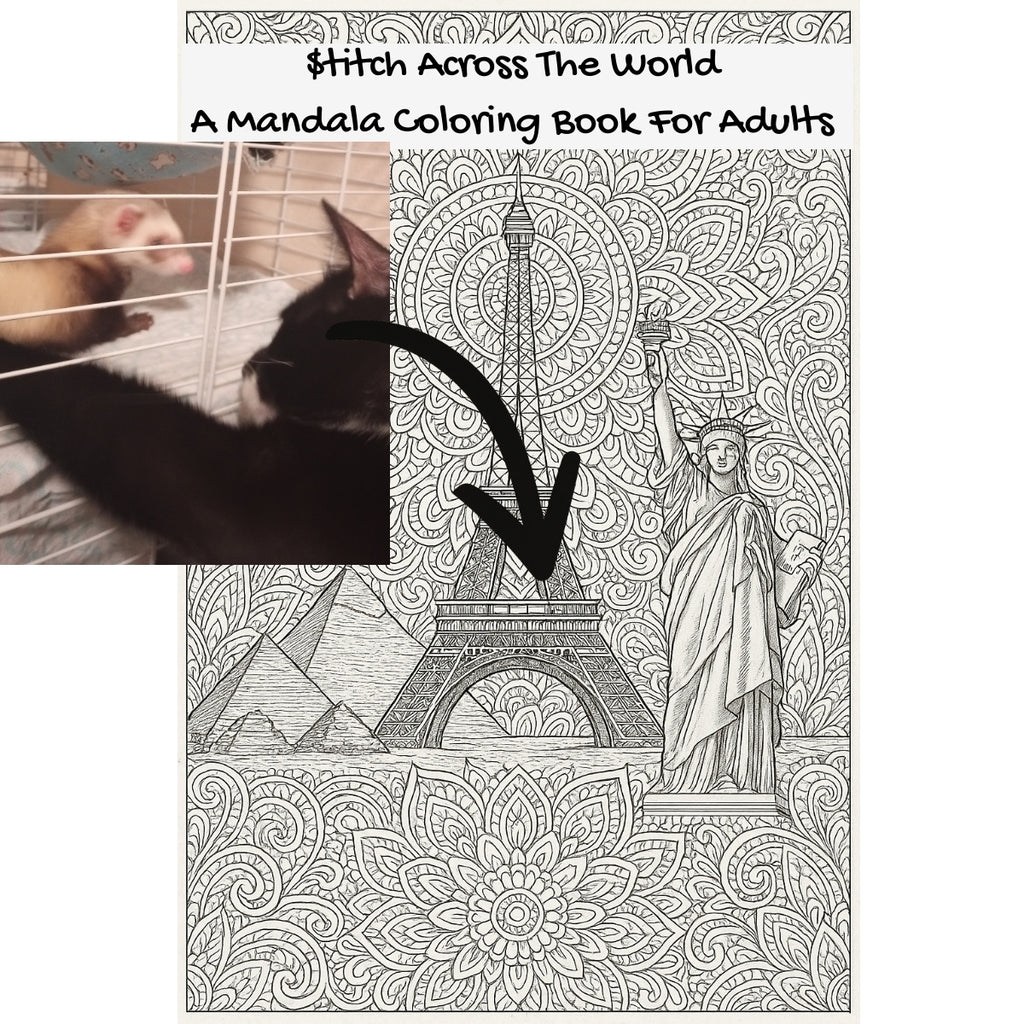 $titch Across The World: A Mandala Coloring Book For Adults