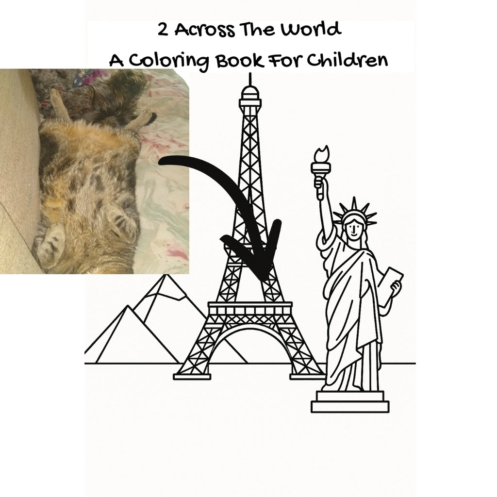 2 Across The World: A Coloring Book For Children