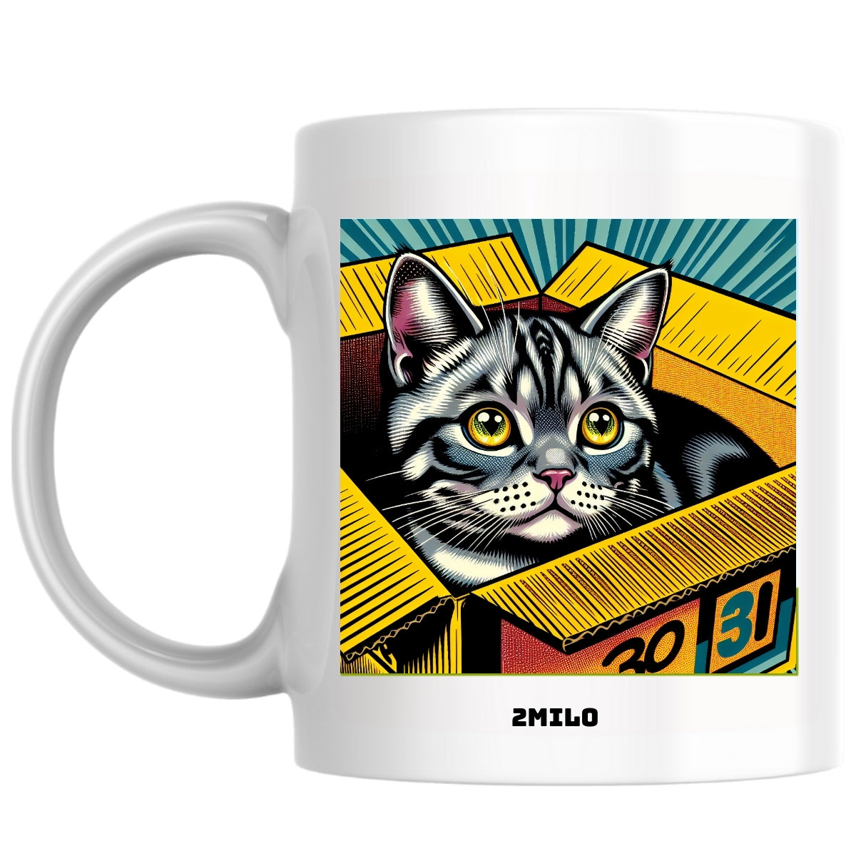 2Milo the Magnificent: Pop Art Coffee Mug