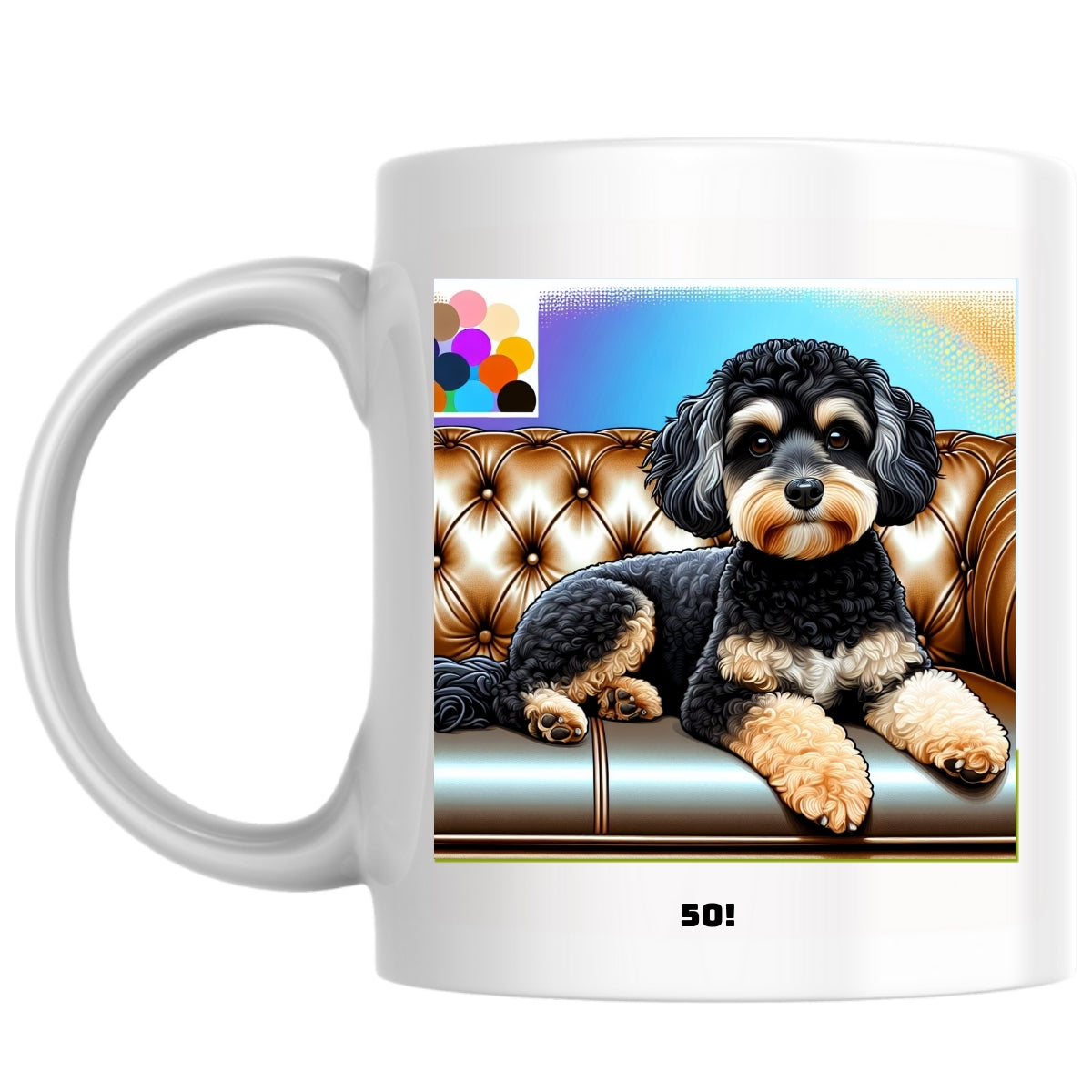 50! the Magnificent: Pop Art Coffee Mug