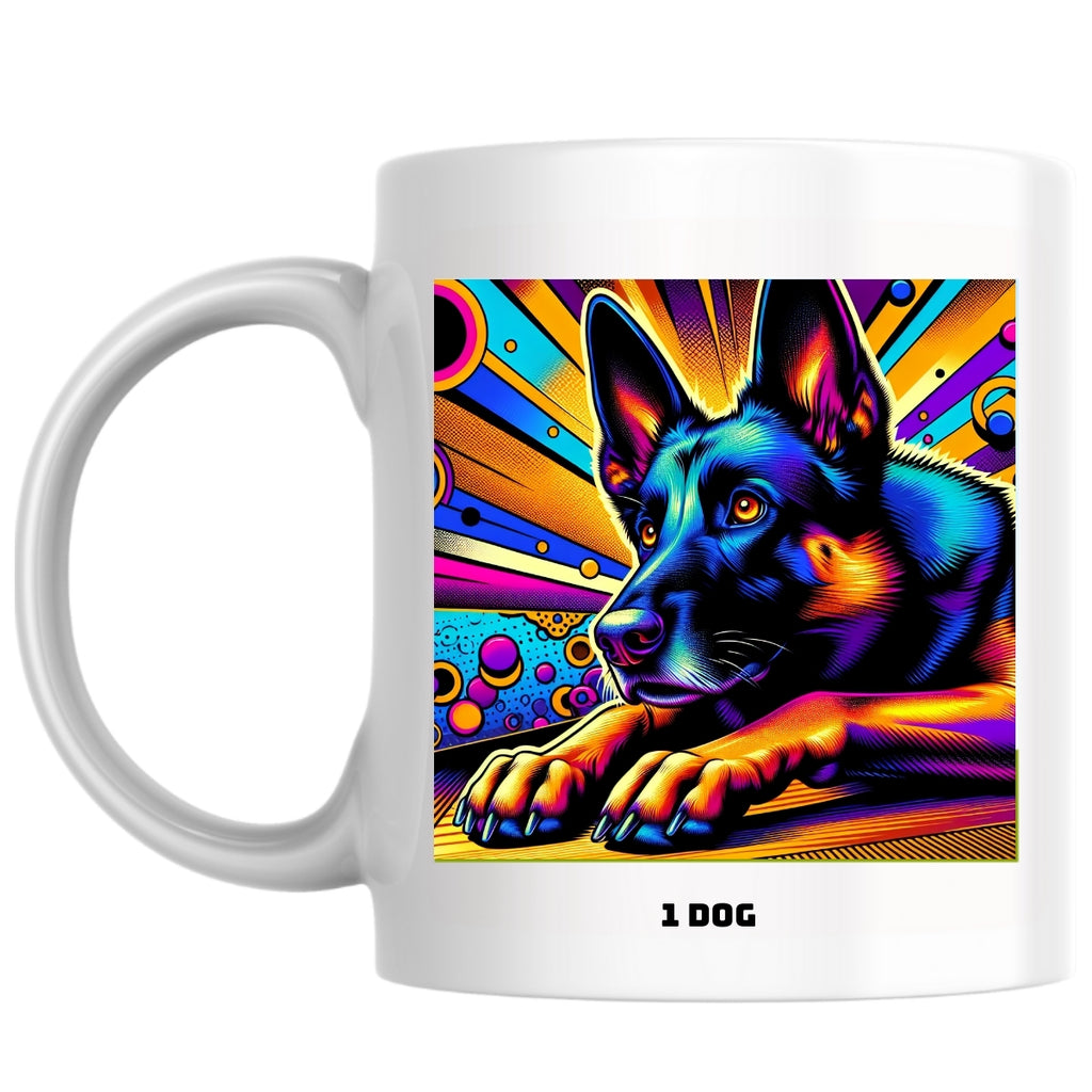 1 dog the Magnificent: Pop Art Coffee Mug