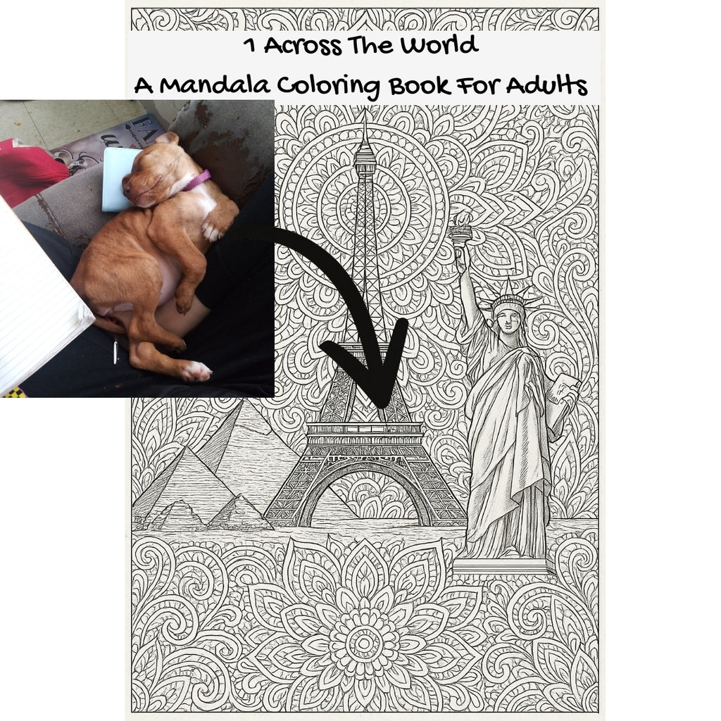 1 Across The World: A Mandala Coloring Book For Adults