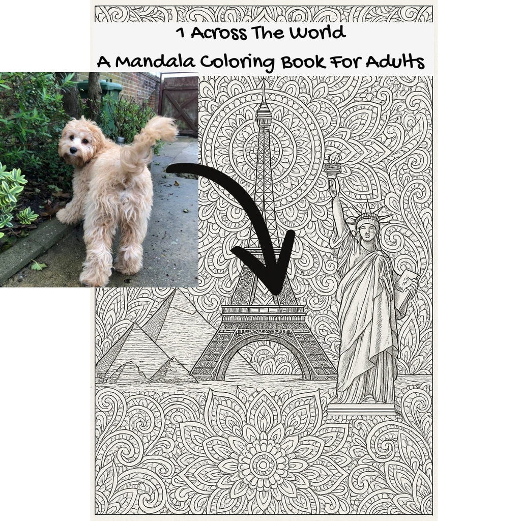 1 Across The World: A Mandala Coloring Book For Adults