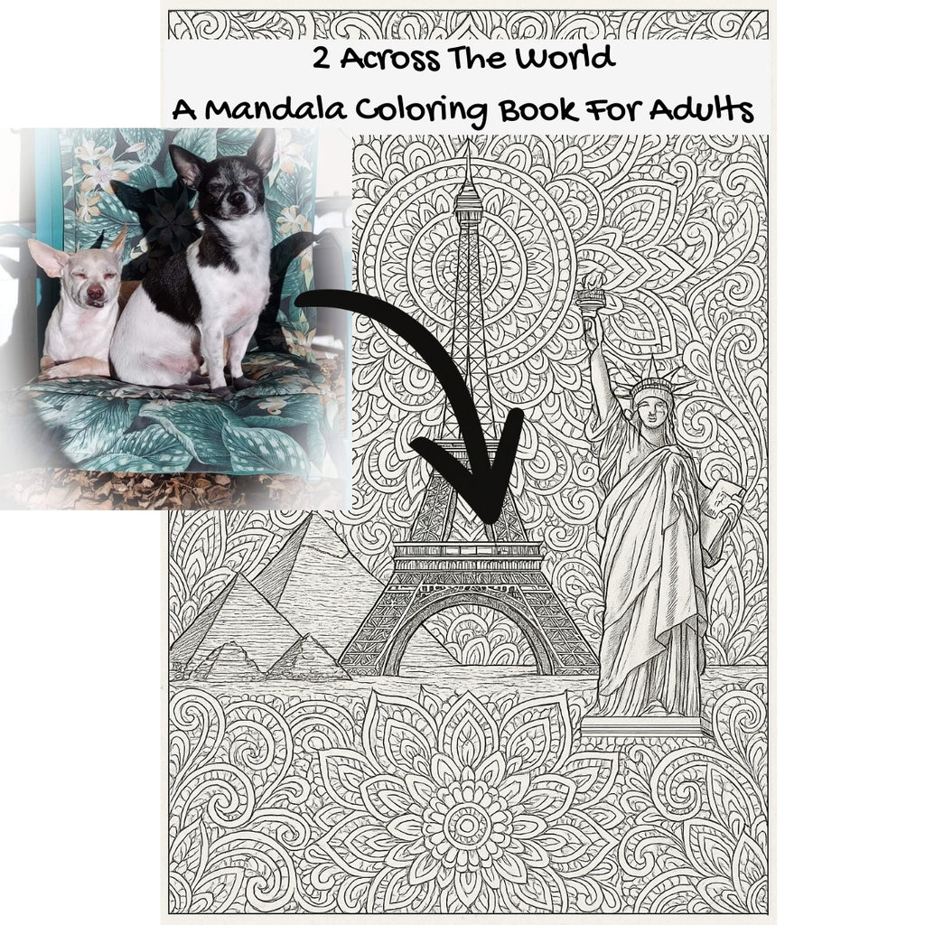 2 Across The World: A Mandala Coloring Book For Adults