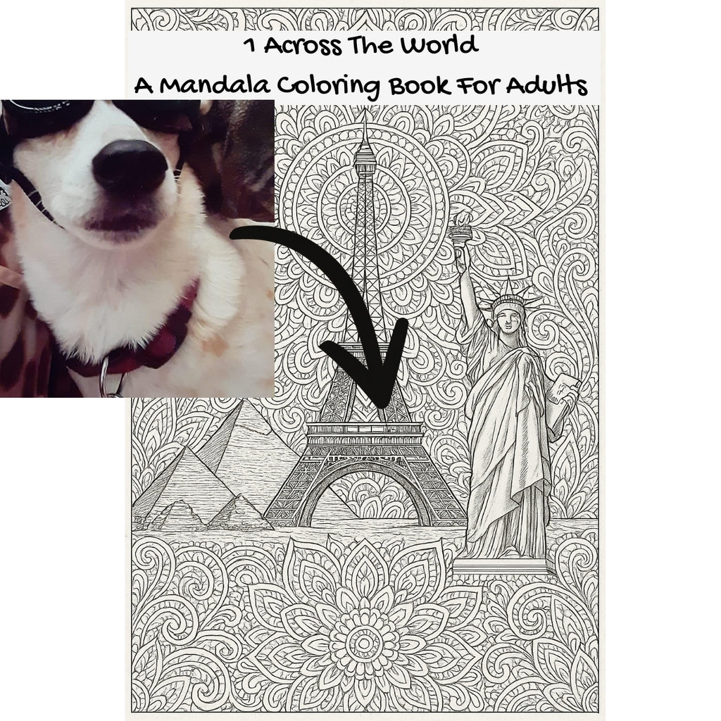 1 Across The World: A Mandala Coloring Book For Adults