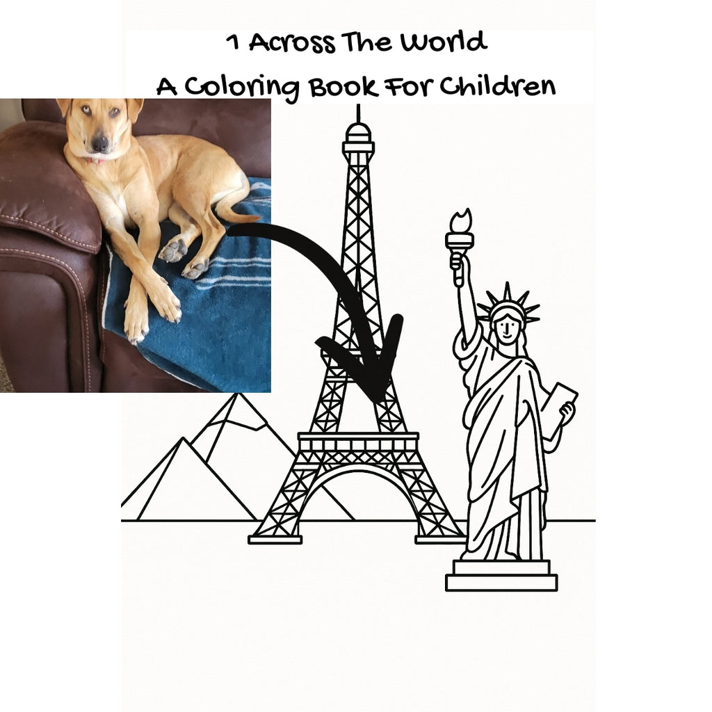 1 Across The World: A Coloring Book For Children