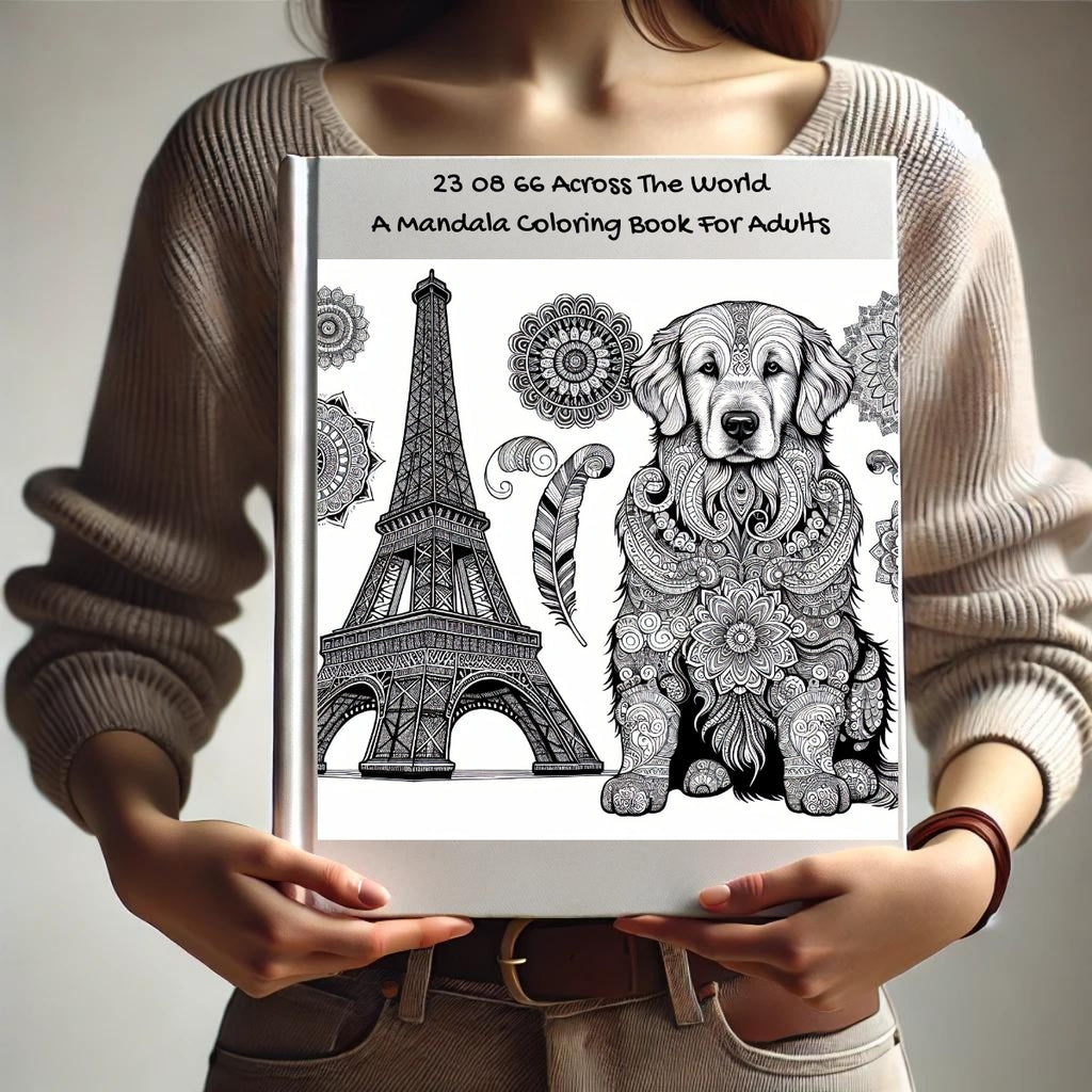 23 08 66 Across The World: A Mandala Coloring Book For Adults