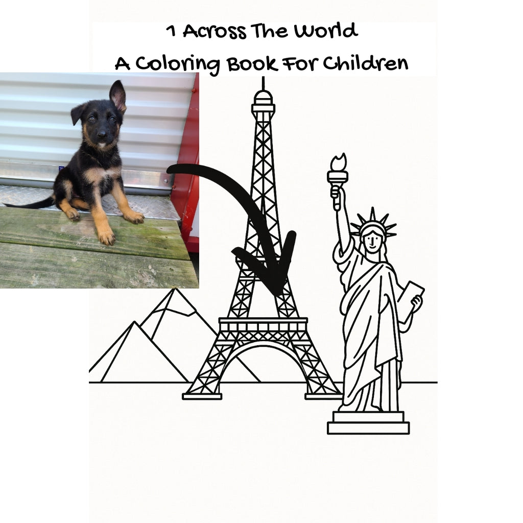 1 Across The World: A Coloring Book For Children