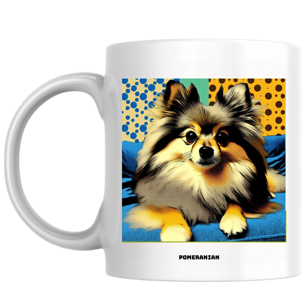 Pomeranian the Magnificent: Pop Art Coffee Mug