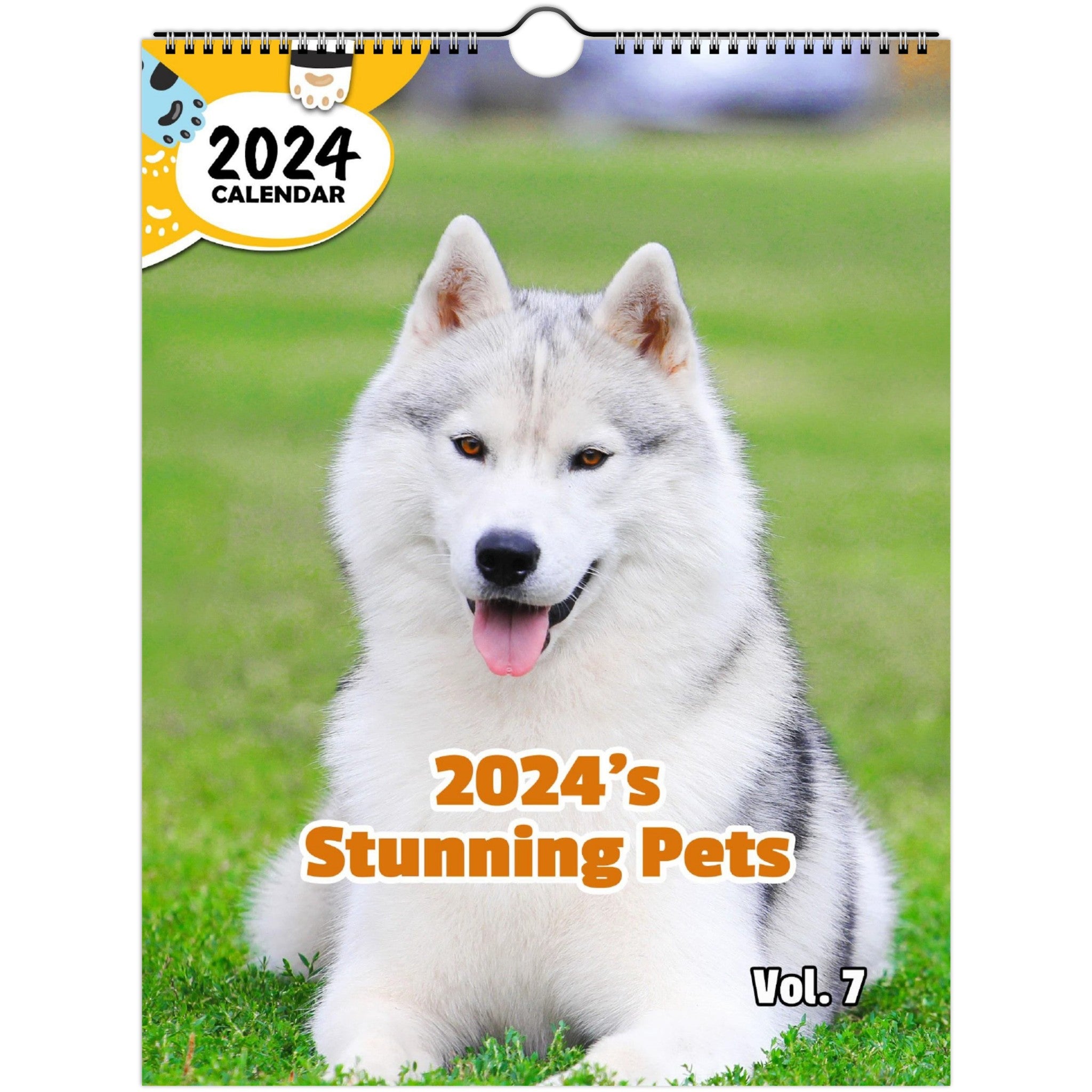 2024's Stunning Pets Volume Seven: 2024 Wall Calendar (Published)
