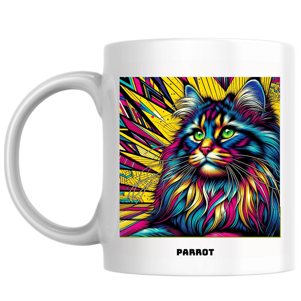 Parrot the Magnificent: Pop Art Coffee Mug