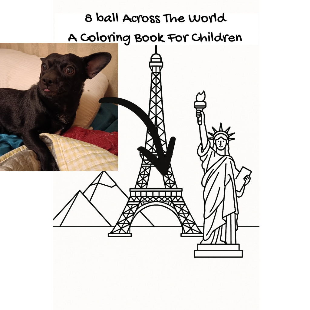 8 ball Across The World: A Coloring Book For Children