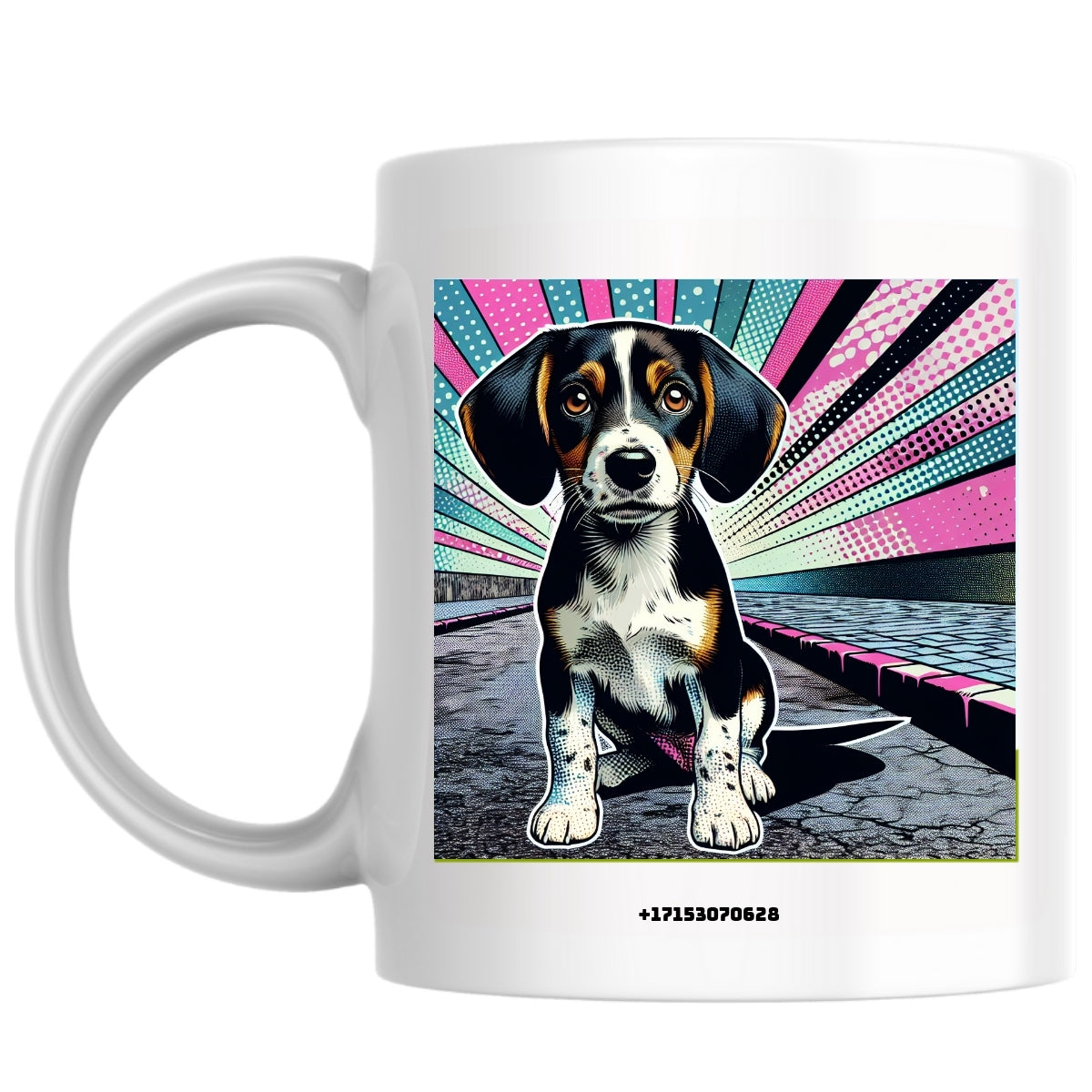 +17153070628 the Magnificent: Pop Art Coffee Mug
