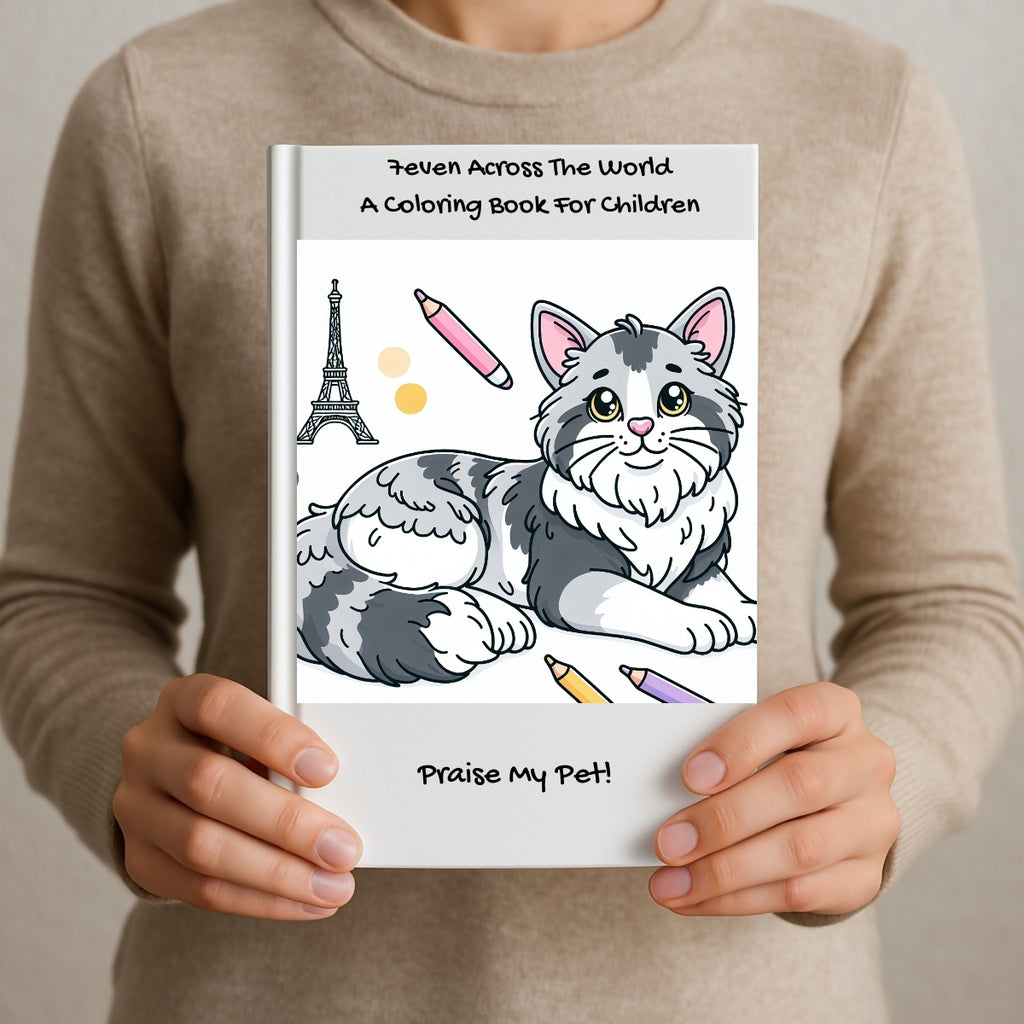 7even Across The World: A Coloring Book For Children