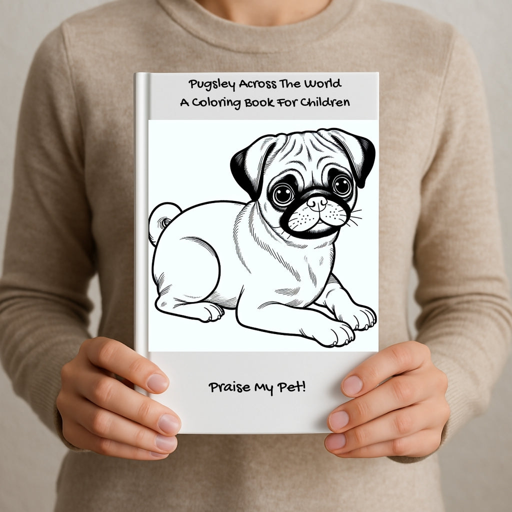 Pugsley Across The World: A Coloring Book For Children