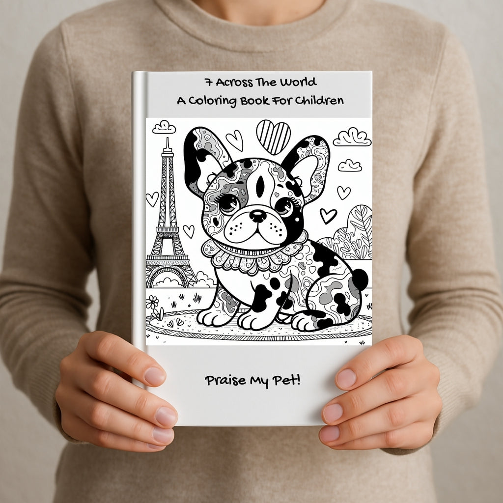 7 Across The World: A Coloring Book For Children