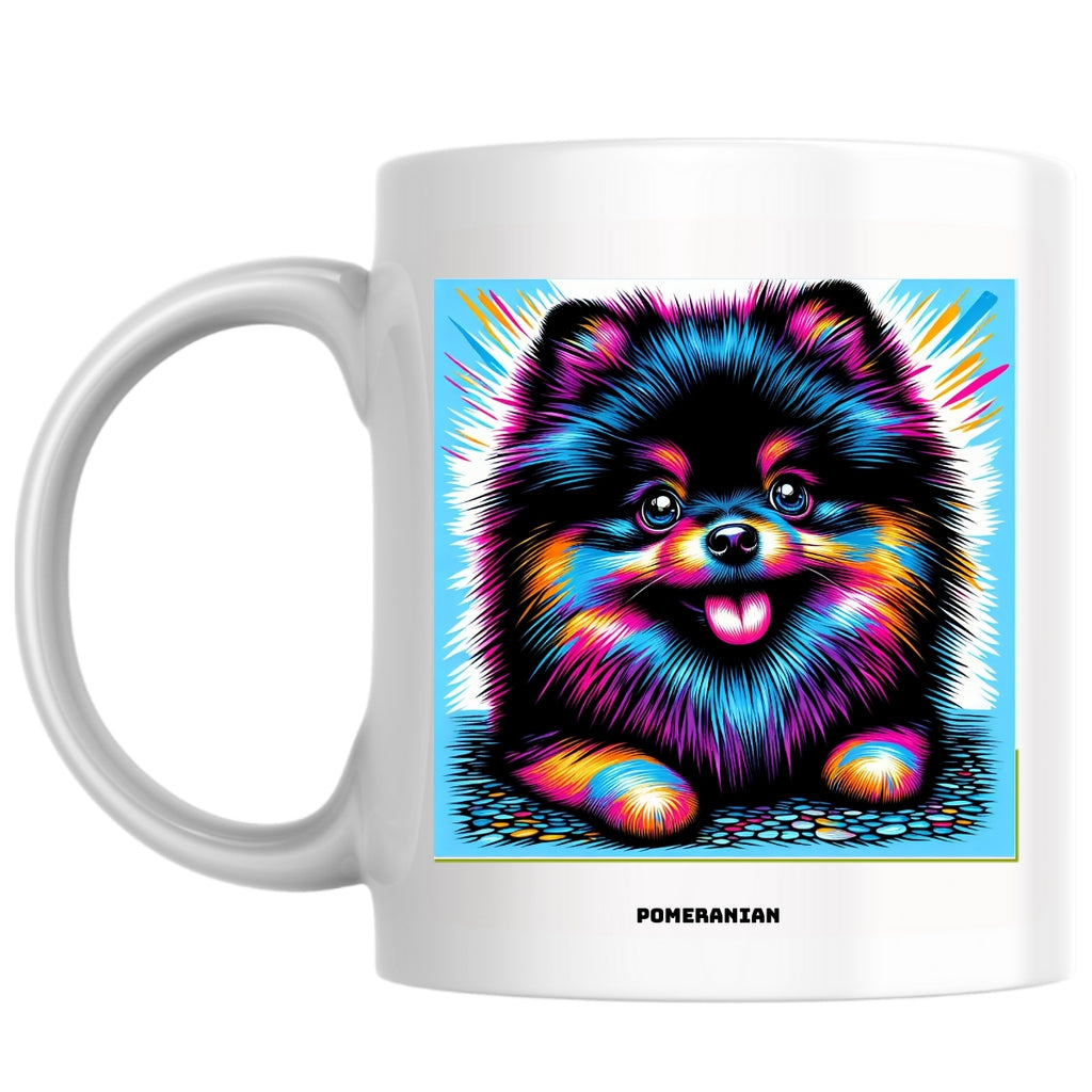 Pomeranian the Magnificent: Pop Art Coffee Mug
