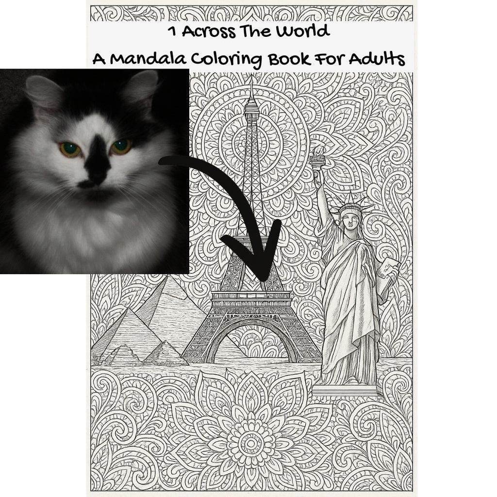 1 Across The World: A Mandala Coloring Book For Adults