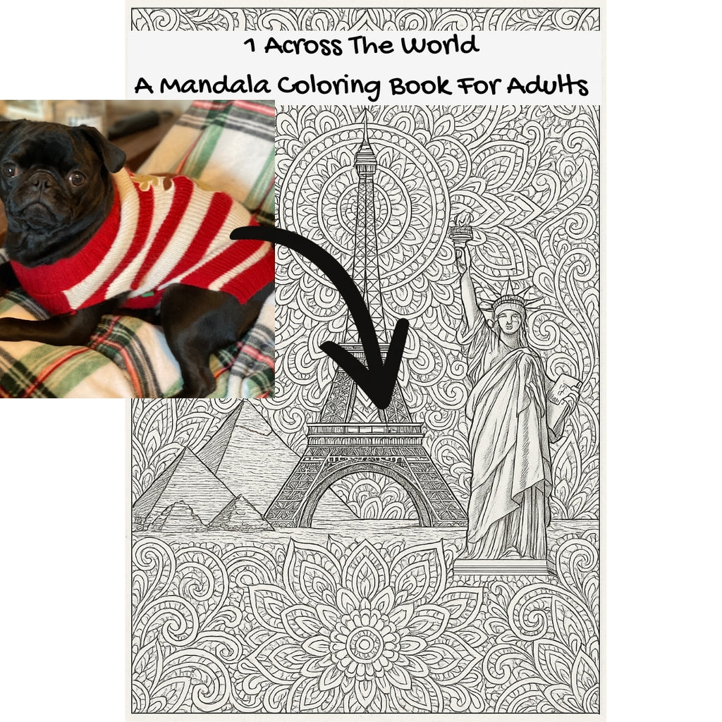 1 Across The World: A Mandala Coloring Book For Adults
