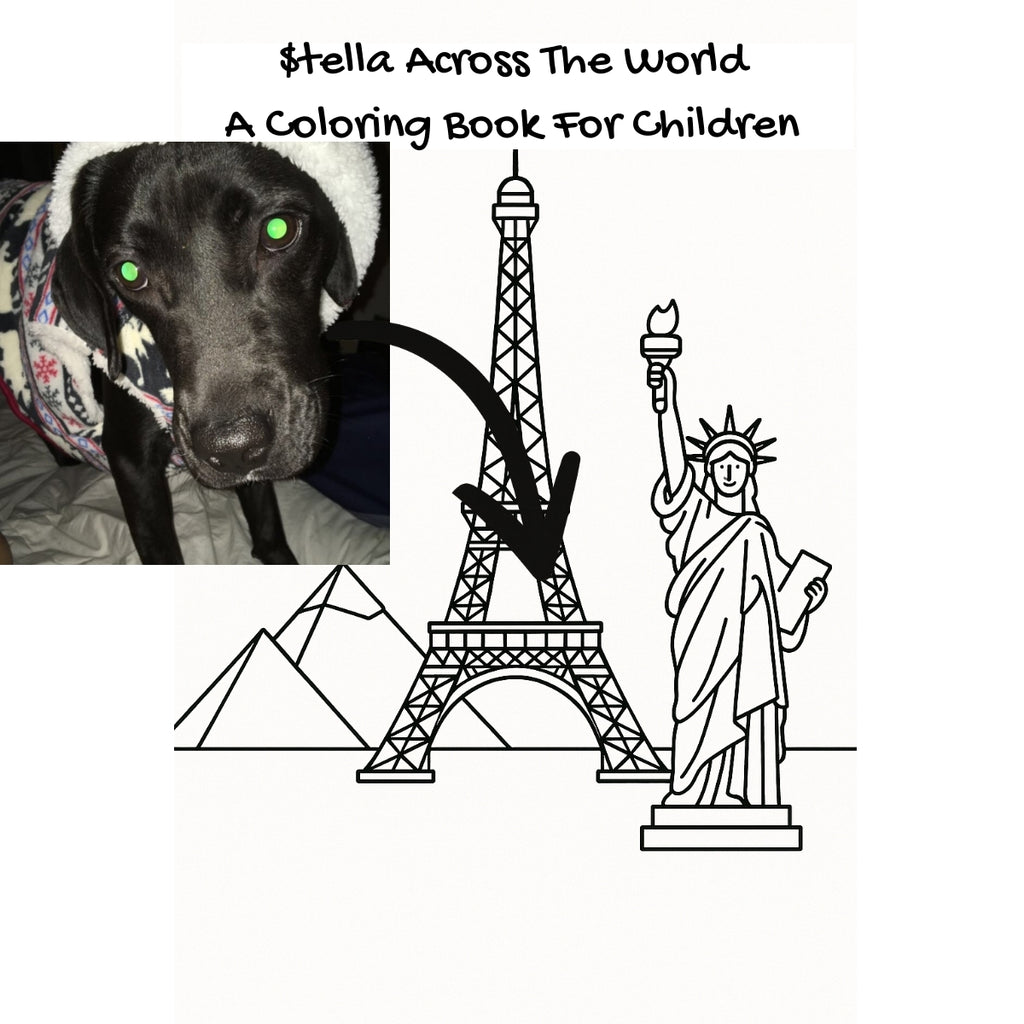 $tella Across The World: A Coloring Book For Children
