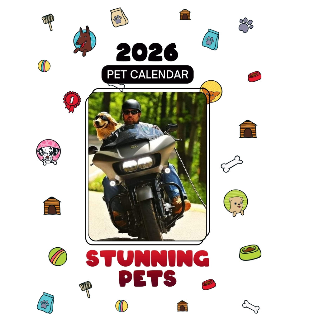 #Motorcyclegemma Headlines Stunning Pets: A 2026 Pet Calendar