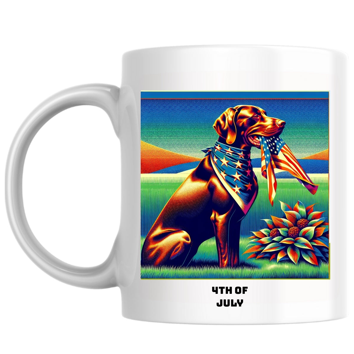 4th of July the Magnificent: Pop Art Coffee Mug