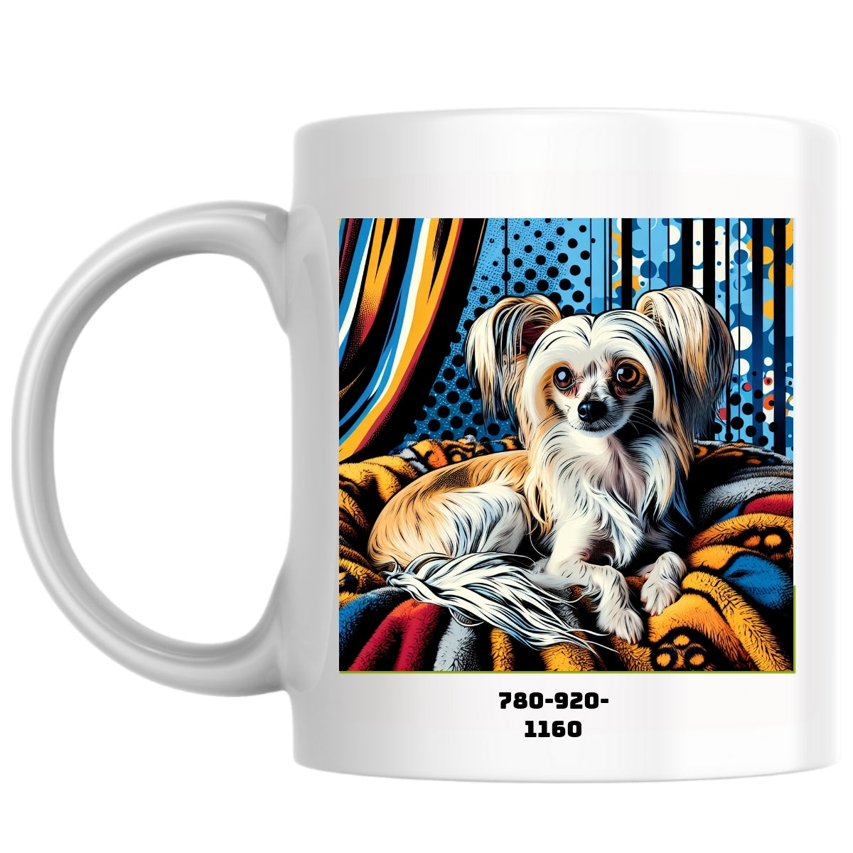 780-920-1160 the Magnificent: Pop Art Coffee Mug