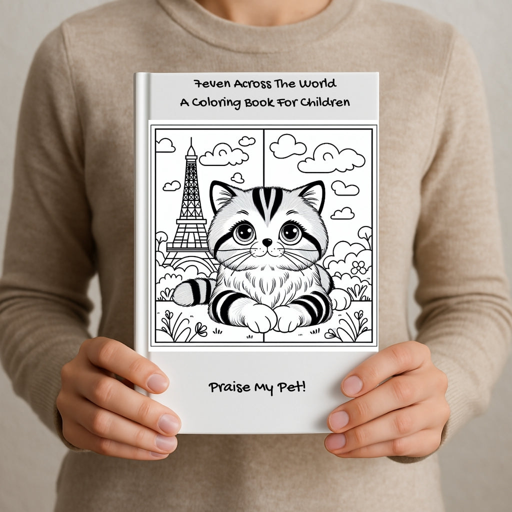 7even Across The World: A Coloring Book For Children