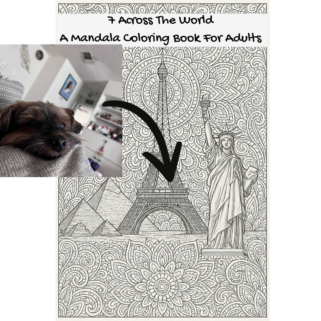 7 Across The World: A Mandala Coloring Book For Adults
