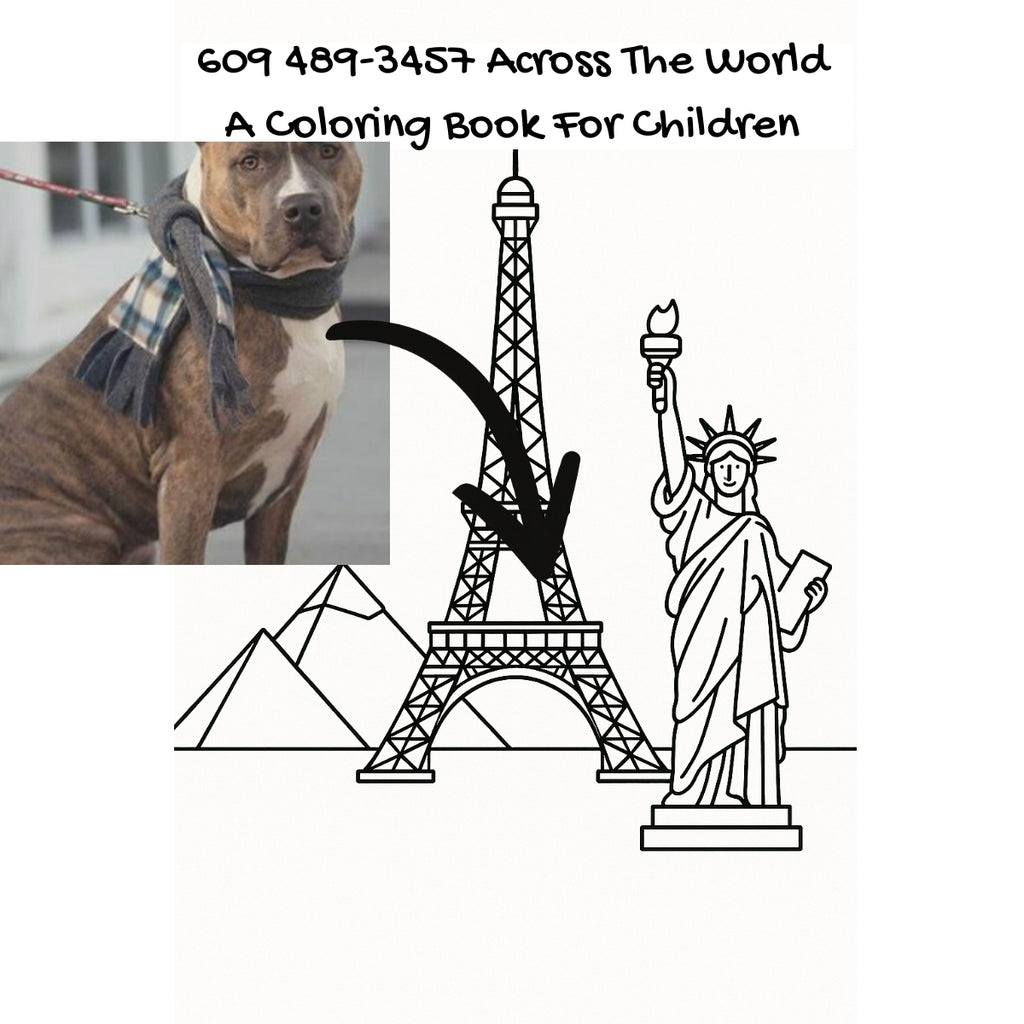 609 489-3457 Across The World: A Coloring Book For Children