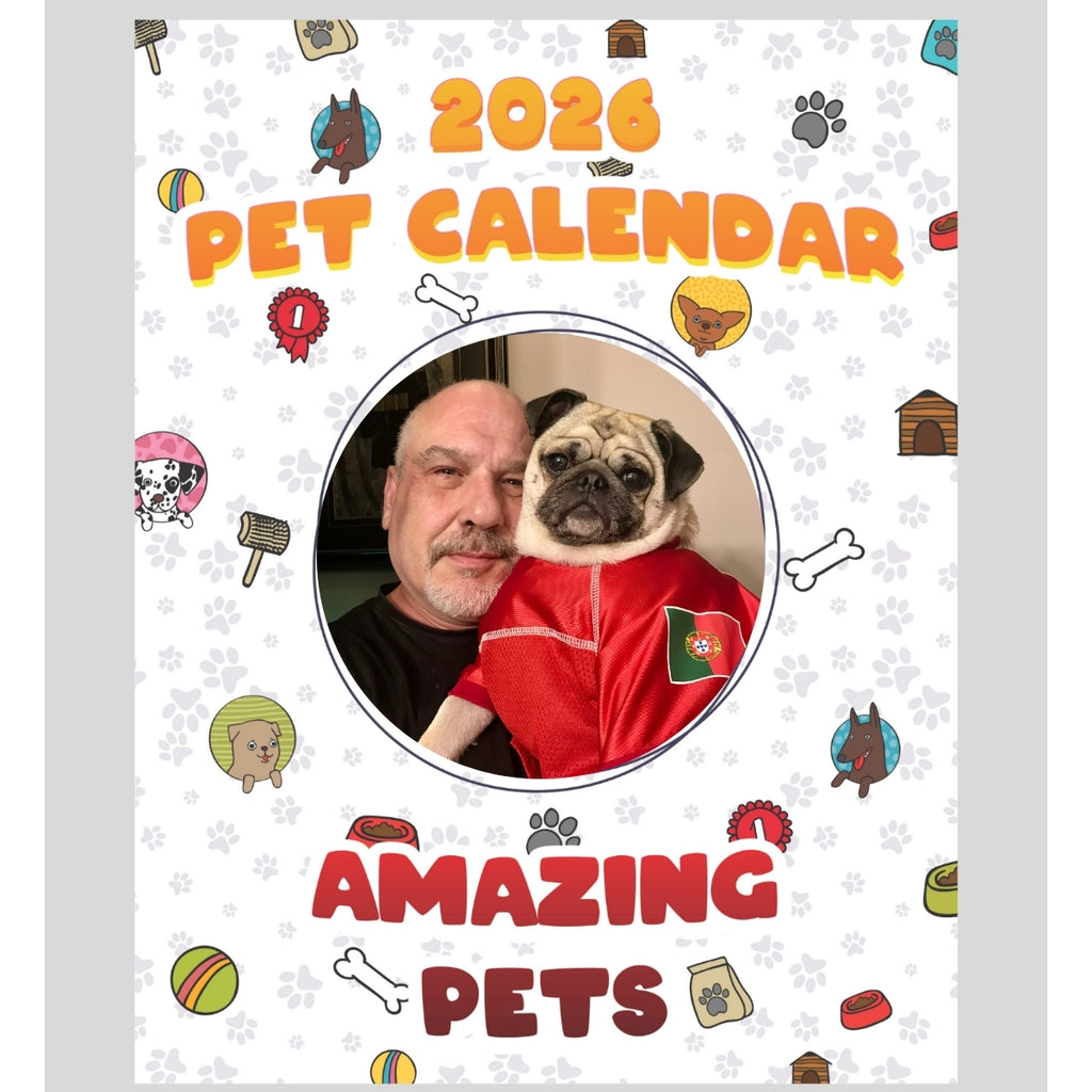Pug Stars in Amazing Pets: A 2026 Pet Calendar