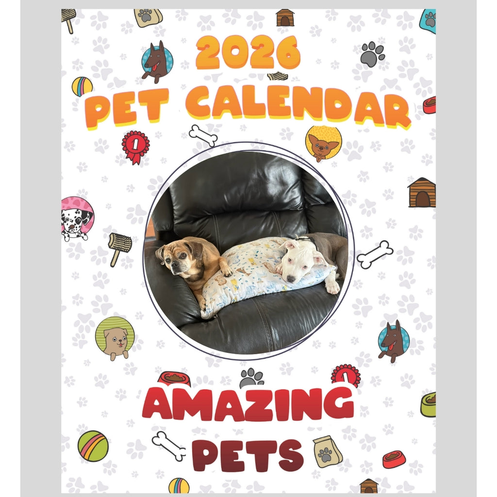 Lilly and Puggle Stars in Amazing Pets: A 2026 Pet Calendar