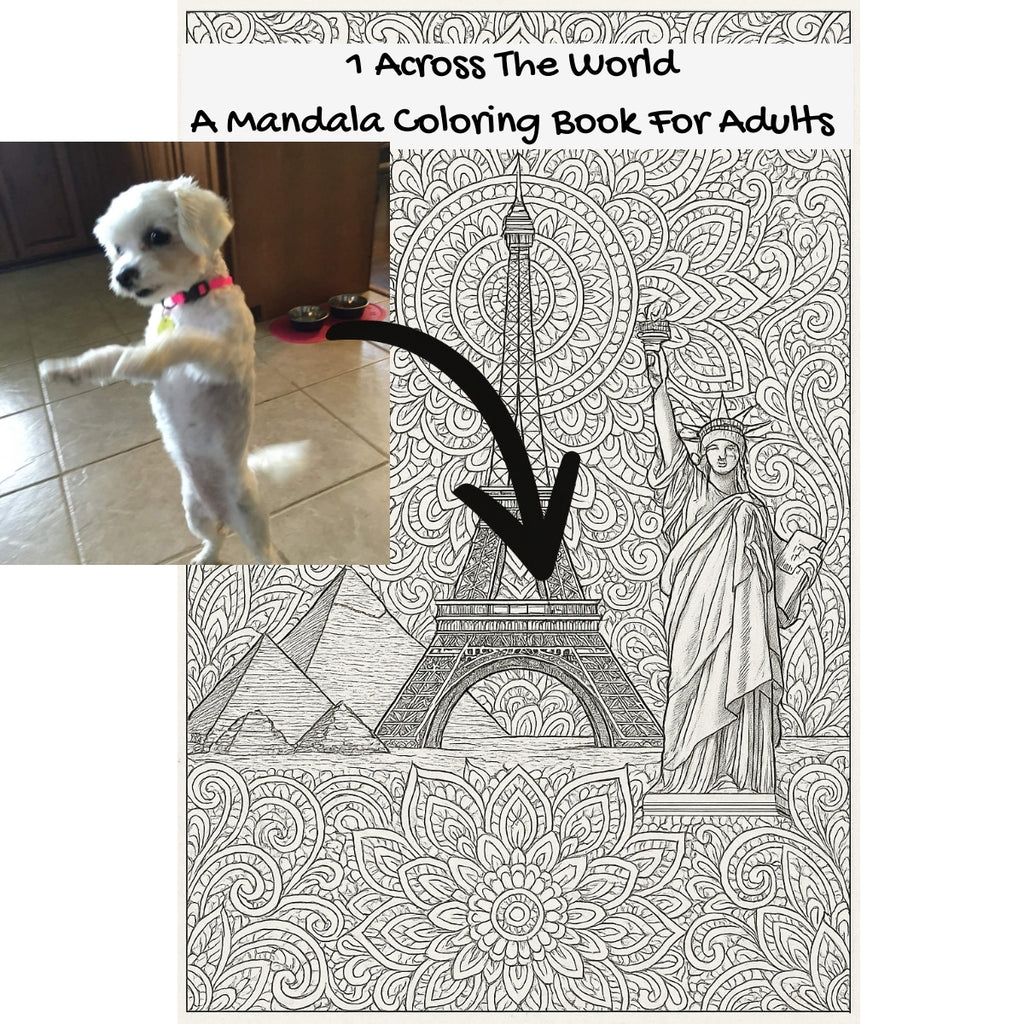 1 Across The World: A Mandala Coloring Book For Adults