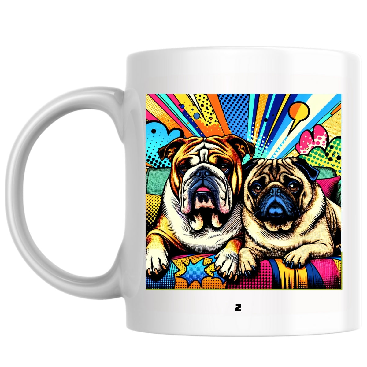 2 the Magnificent: Pop Art Coffee Mug