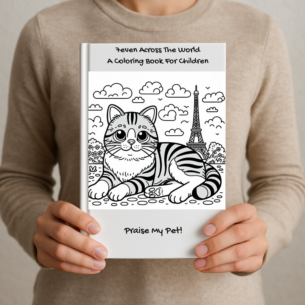 7even Across The World: A Coloring Book For Children