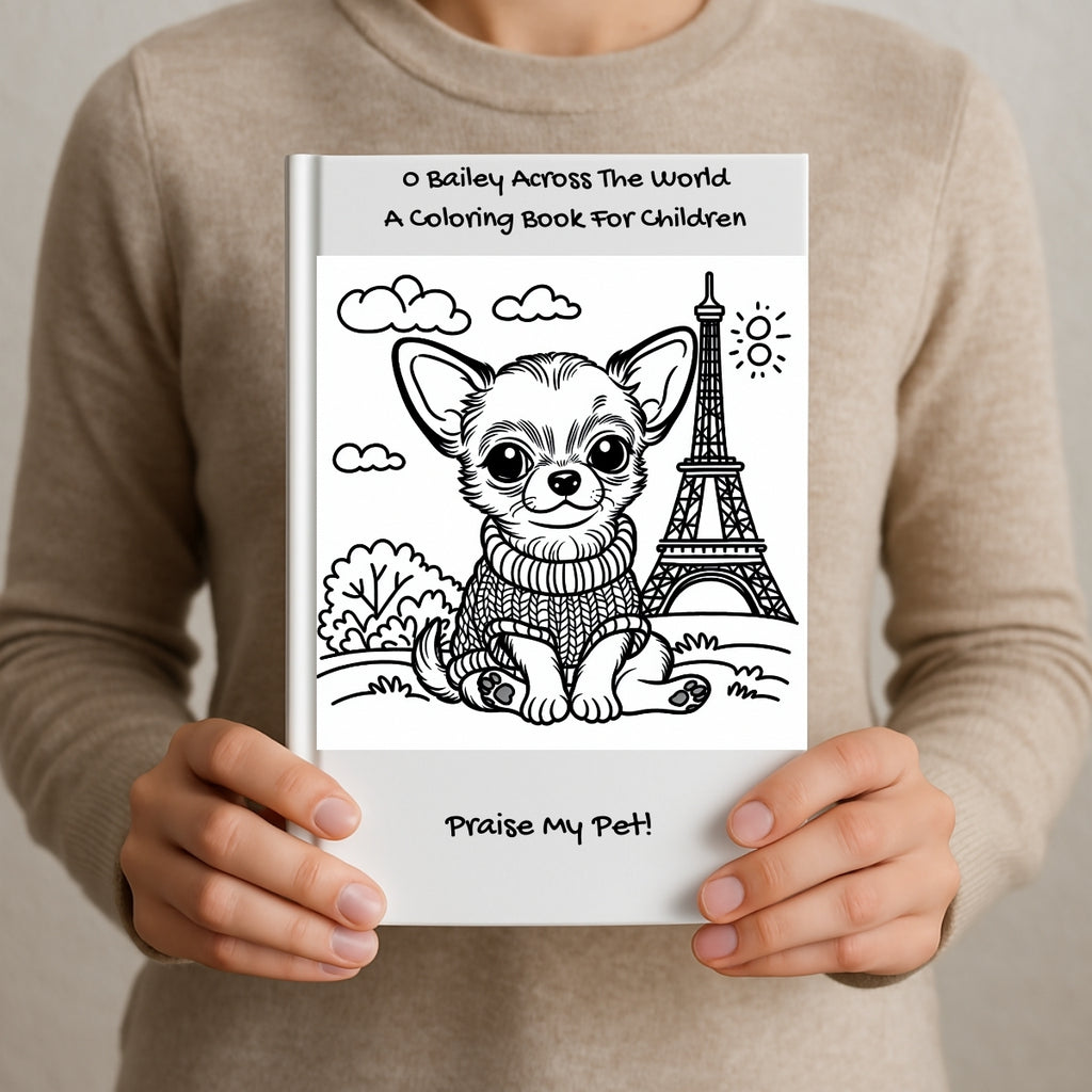0 Bailey Across The World: A Coloring Book For Children